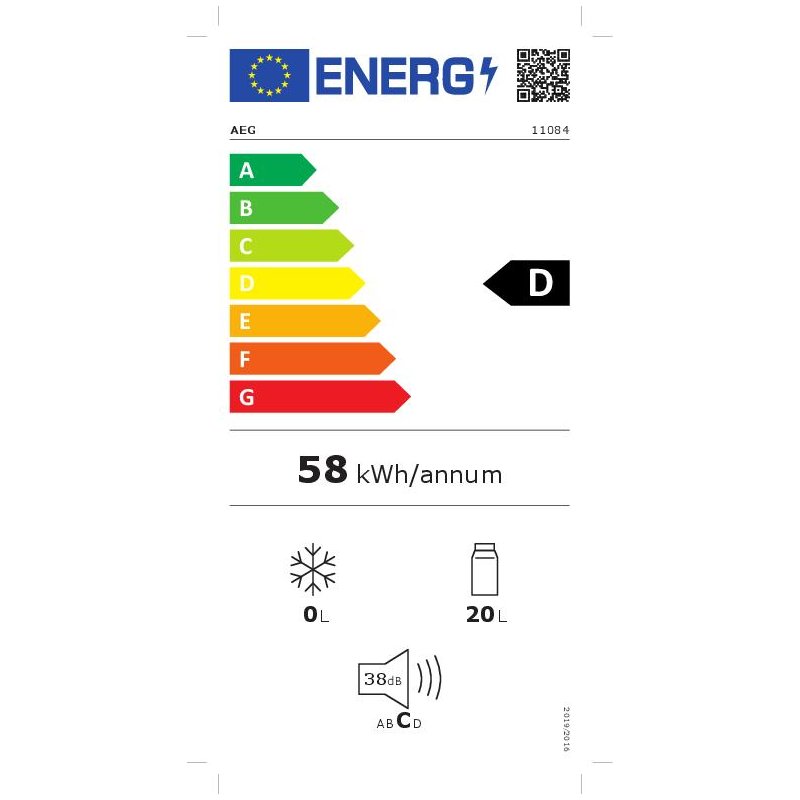 AEG koelbox KK 20, thermoelektrisch, zwart, 20 liter